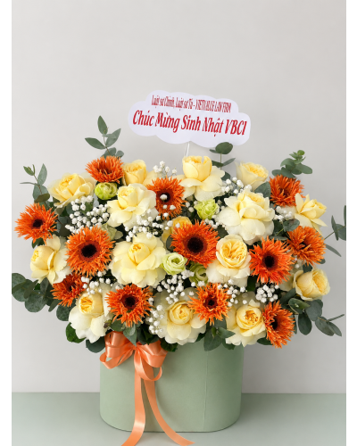 Mẫu Hoa Sinh Nhật-HSN08