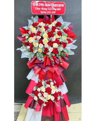 Mẫu Hoa Khai Trương 