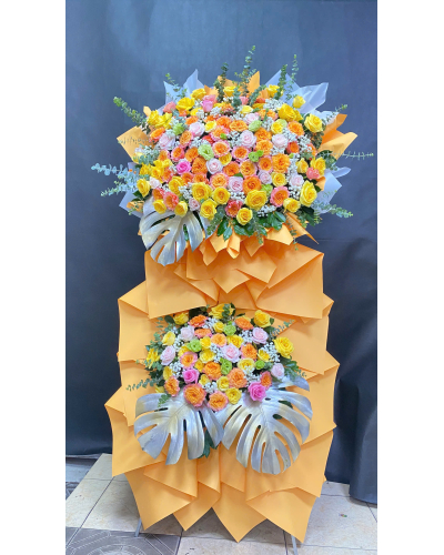 Mẫu Hoa Khai Trương 
