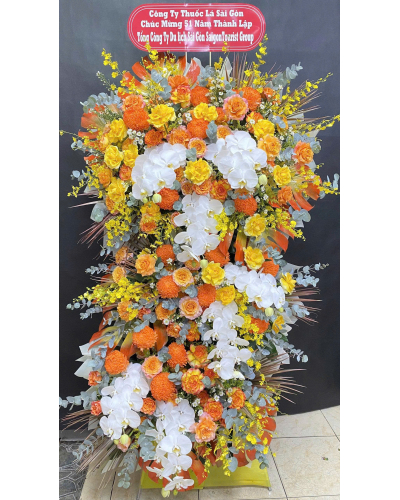 Mẫu Hoa Khai Trương 