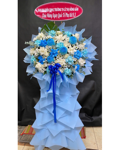 Mẫu Hoa Khai Trương 