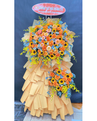 Mẫu Hoa Khai Trương 