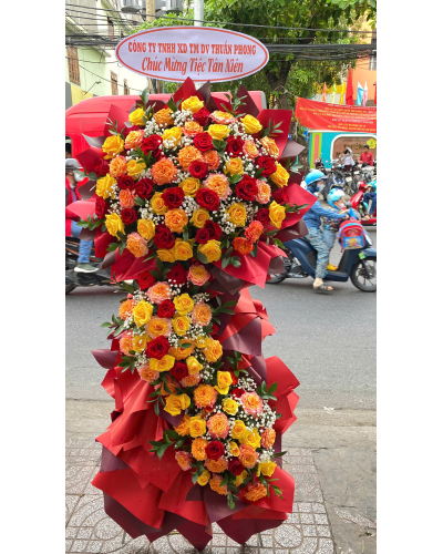 Mẫu Hoa Khai Trương 
