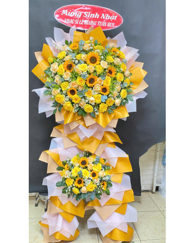 Mẫu Hoa Khai Trương 
