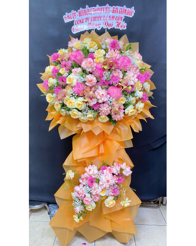 Mẫu Hoa Khai Trương 