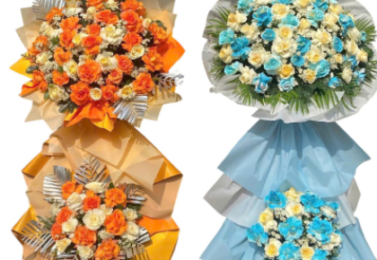 Shop hoa khai trương đường Cộng Hòa