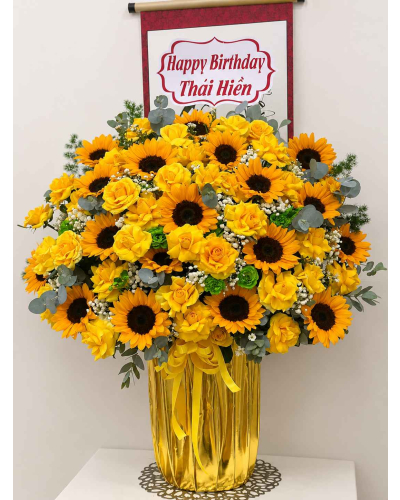 Hoa Sinh Nhật May Mắn - HSN06
