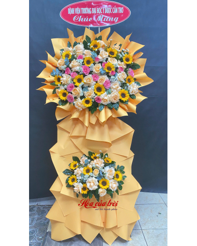 Kệ hoa khai trương 2 tầng HKT062