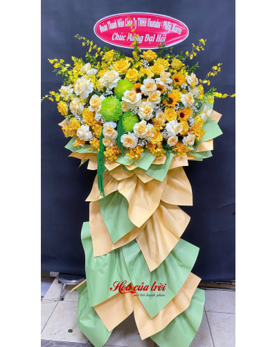 Hoa khai trương quận tân phú HKT033