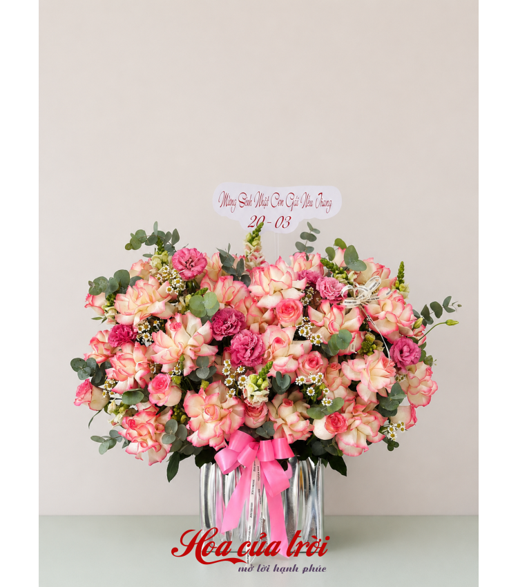 Bó Hoa Nắng Hồng-HNL42