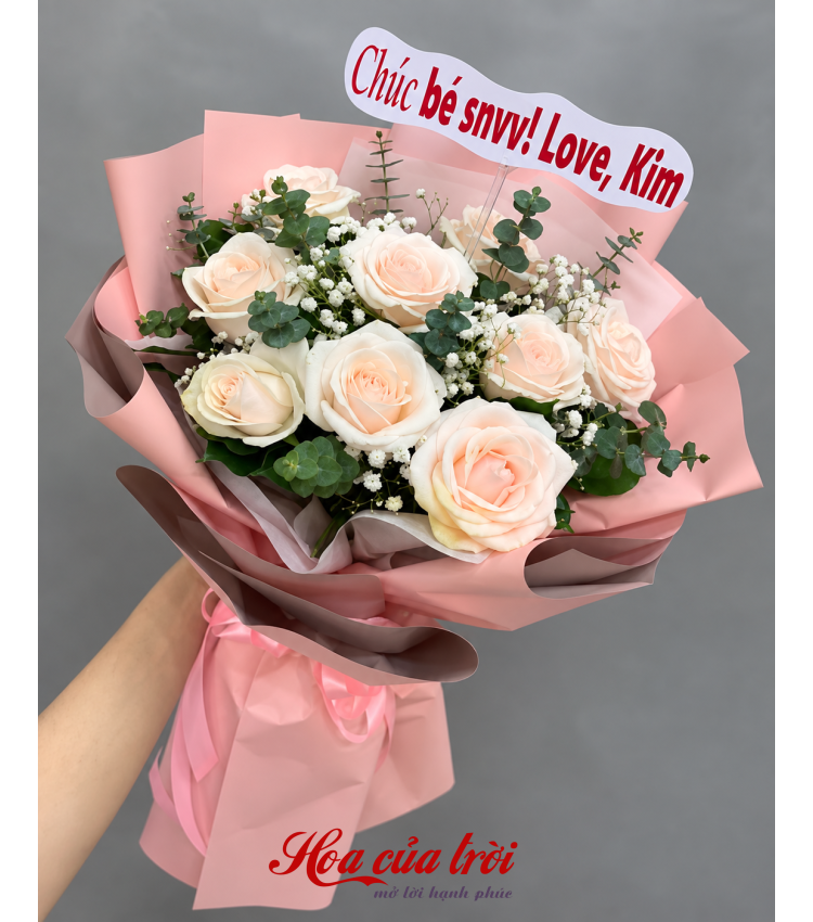 Bó Hoa Cánh Hồng-HB80
