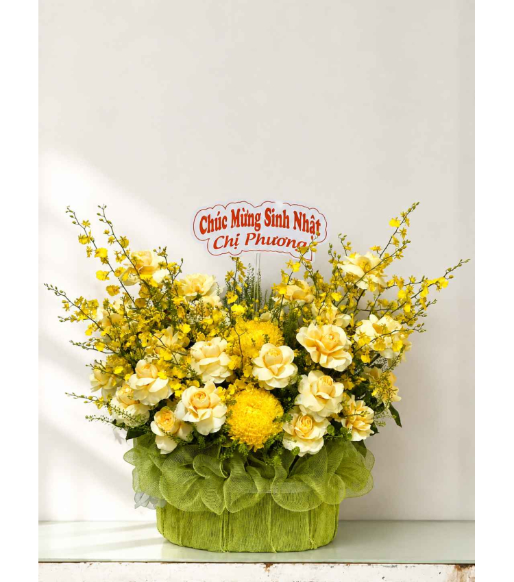Hoa Sinh Nhật Hạnh Phúc - HSN46