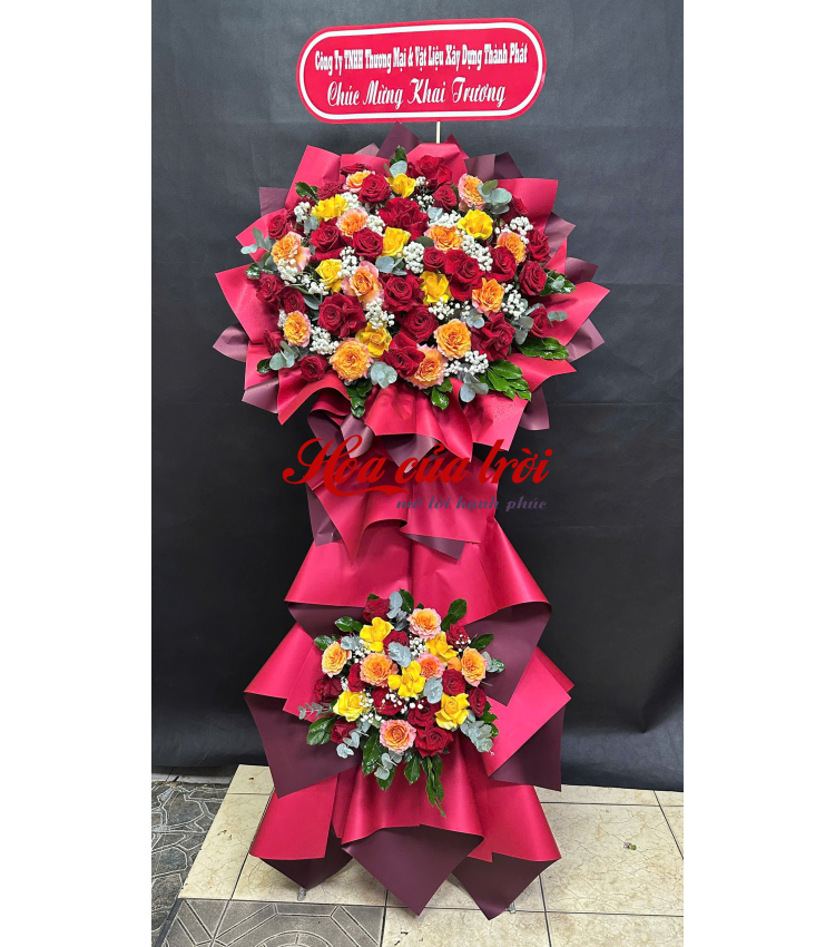 Hoa khai trương hồng lạc HKT 057