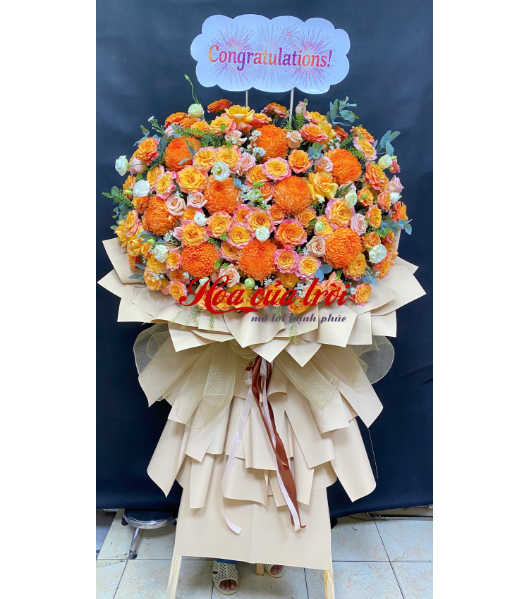  Hoa khai trương âu cơ HKT055
