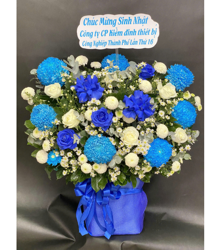 Hoa Sinh Nhật Cầu Vồng - HSN55
